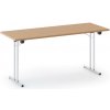 Skladací konferenčný stôl FOLDING, 160x80 cm, buk
