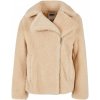 Ladies Sherpa Biker Jacket - unionbeige XS