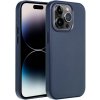 Plastové puzdro na Apple iPhone 14 Plus Leather Mag modré