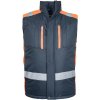 Reflexná zateplená pracovná vesta ASKER ORANGE