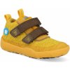 Barefoot topánky s membránou Affenzahn - Minimal Lowboot Knit Tiger yellow