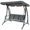 STREND PRO Záhradná hojdačka LENOX, max. 250 kg, PE 160 g/m2 (194 x 119 x 170 cm)