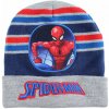 DIFUZED · Detská zimná pletená čiapka Spiderman – univerzálna veľkosť (one size) pre deti cca 6 – 10 rokov Sivá