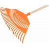 Hrable na lístie Strend Pro R144, plastové, 23 zubé, plastové, 125 cm násada