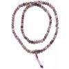 Mála náhrdelník Ametyst 108 semiačok 10 mm
