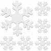Súprava snehových vločiek 4 cm, 6 ks