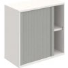 Policová skriňa Strong, 80x76,8x40 cm, sivá/biela