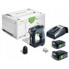 Akumulátorový skrutkovač Festool CXS 12 2,5-Plus 12 V 2,50 Ah, bezuhlíkový