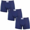 3PACK pánske boxerky Styx long klasická guma tmavo modré (3F0968) XL 120 dní na výmenu alebo vrátenie tovaru!