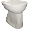 Stojace WC DURAVIT Sudan plytké splachovanie so splachovacím kruhom Vyvýšené biele bez WC sedadla 212010000