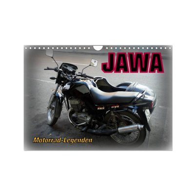 Motorrad-Legenden JAWA Wand DIN A4 quer CALVENDO Monats 2024