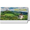 Stolový kalendár Slovensko riadkové 2026