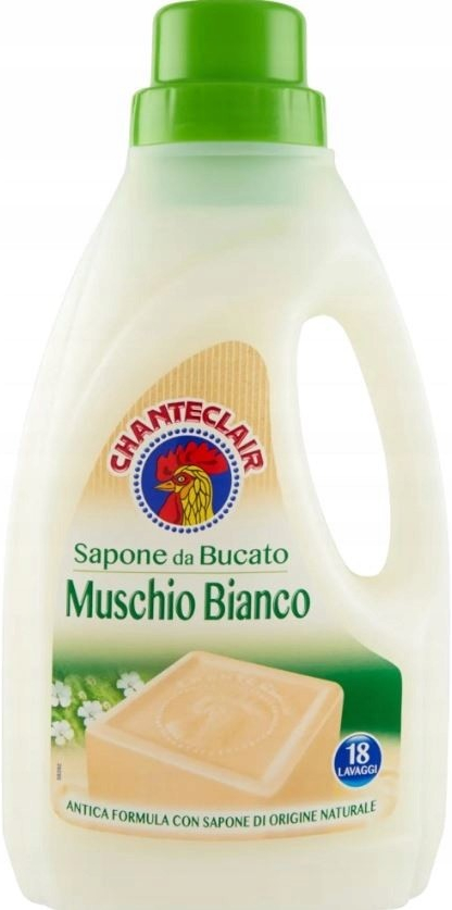 ChanteClair Chic Sapone da Bucato Muschio Bianco Marsiglia Bílý Mošus tekuté prací mýdlo 18 PD 1 l