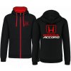 Mikina kapucňa / zips Honda accord čierna - L Výpredaj