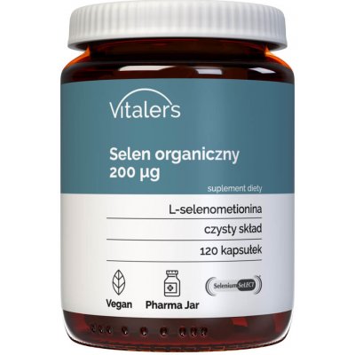 Vitaler's Organický selén 200 mcg 120 kapsúl