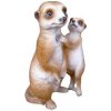 Prodex Surikata s mláďaťom, 23 cm, polystón, béžová PRODEX 795420120