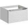 Comad Leonardo White skrinka 60x45.8x39.2 cm závesná kúpeľňová skrinka pod umývadlo biela LEONARDOWHITE82-60-B-1S