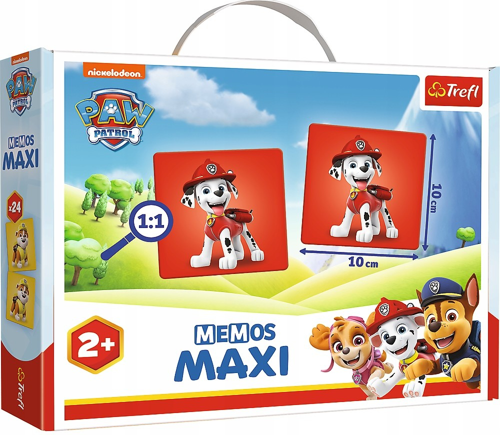 Trefl Puzzle Pexeso Maxi : Paw Patrol 1-39 dielov