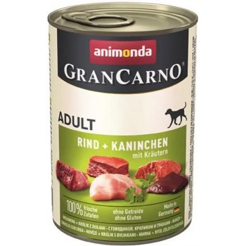Animonda Gran Carno Adult hovädzie králik a bylinky 0,8 kg