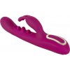 Javida 2 Function Vibration & Thrusting Rabbit Vibrator Purple