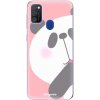 Odolné silikónové puzdro iSaprio - Panda 01 - Samsung Galaxy M21