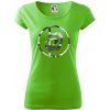 Krav maga maskáčový nápis - Dámske tričko Pure - XL ( Apple Green )