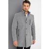 Pánsky kabát dewberry šedá L dewberry 2465430381859