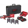 Akumulátorový hydraulický lis MILWAUKEE M18 BLHPT-202C M-SET (2 x 2,0 Ah batéria + nabíjačka)