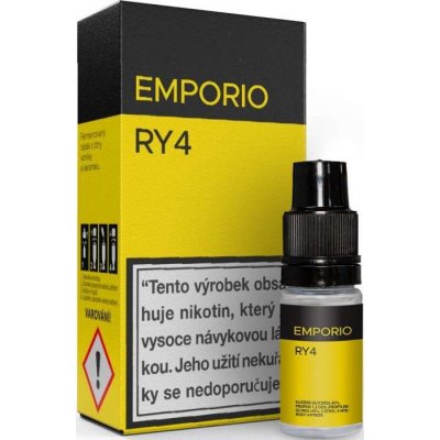Liquid EMPORIO RY4 10ml - 6mg (Fermentovaný tabák s tóny vanilky a karamelu)