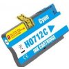 Naplnka HP 712 3ED67A azurová kompatibilní cartridge