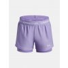 Under Armour Dievčenské kraťasy UA Tech Play Up 2n1 Short-PPL Fialová YMD