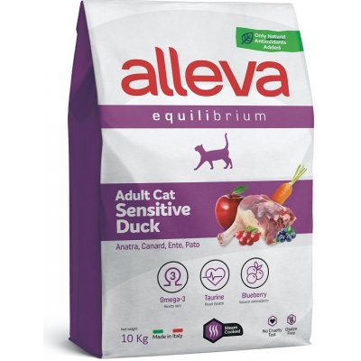 Alleva Equilibrium Adult Cat Sensitive s kačicou 10 kg