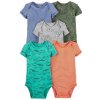 CARTER'S Body krátky rukáv Safari chlapec LBB 5ks