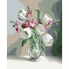 Diamantové maľovanie Diamondi - BIELE TULIPÁNY, 40x50 cm, bez rámu a bez vypnutia plátna (601886A)
