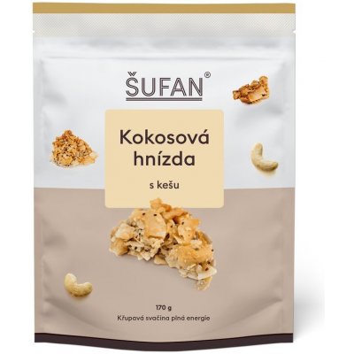 Šufan Kokosové hniezda kešu 170 g