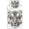 Detské obliečky Jerry Fabrics Biely Tiger 140x200 cm (8592753018088)