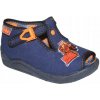 Befado detské sandále, textilné, modré, veľkosť 18