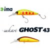 Ima Sukari Ghost 43SU 4,3cm 2,4gr 001 Red Gold Wobbler