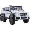 Lean Cars elektrické autíčko Mercedes G63 6x4 motor 4X45W batéria 2x12V7AH 2024 bílá