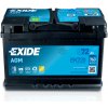 Autobatéria Exide START STOP AGM 72Ah 12V 760A EK720