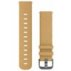 Kožený remienok Garmin 20mm (pro Venu, Venu Sq, Venu Sq 2, Venu 2 plus aj.), béžový, Quick Release
