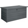 Kovový záhradný box BestBerg / 400 l / 132 x 62 x 62 cm / sivý