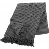 Tiseco Home Studio Sivá bavlna deka Waffle 130x170