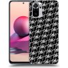 Picasee silikónový čierny obal pre Xiaomi Redmi Note 10S - Separ - White On Black 2