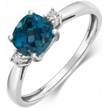 Sofia zlatý prsteň london blue topás GEMBG29500-15