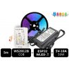 Programovateľný set RGB-IC LED pásika WS2812B COB, IP20 | WLED.sk