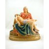 Soška: Panna Mária Sedembolestná - Pieta (farebná, 14 cm) - PB11838