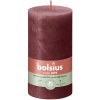 Bolsius Rustic Shine Valec 68x130mm Velvet Red, bordová sviečka