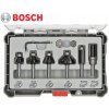 Sada fréz ohraňovacích BOSCH 6 mm stopka, 6 dielna (Sada ohraňovacích fréz 2607017468)