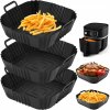 2x SILIKÓNOVÁ FORMA NA PEČENIE DO FRITÉZY, OPAKOVANE POUŽITEĽNÁ, ČIERNA